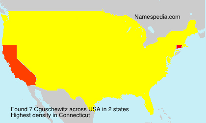Surname Oguschewitz in USA Surname Oguschewitz in USA
