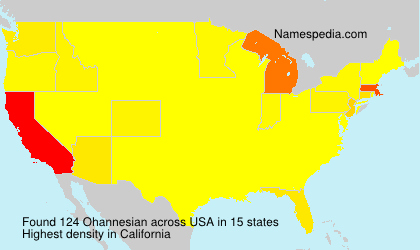 Surname Ohannesian in USA Surname Ohannesian in USA