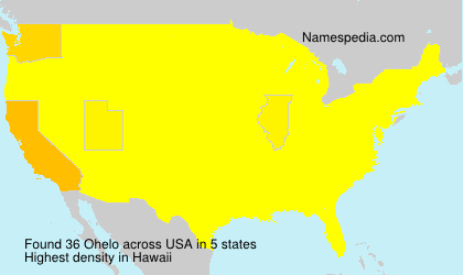 Surname Ohelo in USA Surname Ohelo in USA