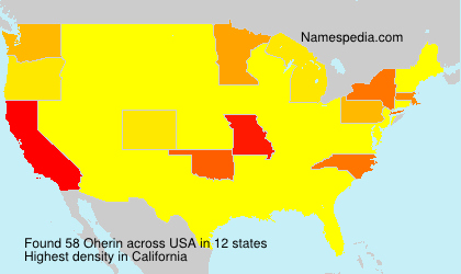 Surname Oherin in USA Surname Oherin in USA