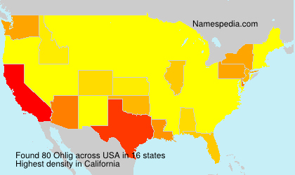 Surname Ohlig in USA Surname Ohlig in USA