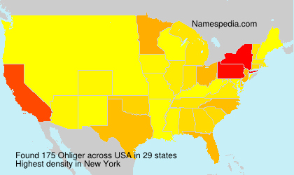 Surname Ohliger in USA Surname Ohliger in USA