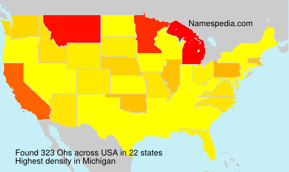 Surname Ohs in USA Surname Ohs in USA