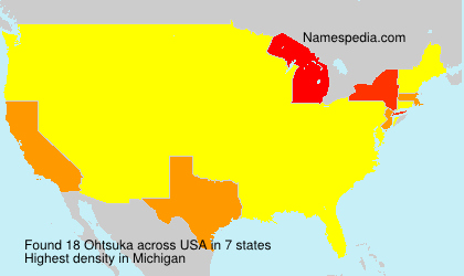 Surname Ohtsuka in USA Surname Ohtsuka in USA