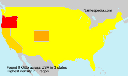Surname Oitto in USA Surname Oitto in USA