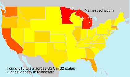 Surname Ojala in USA Surname Ojala in USA