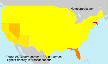 Surname Ojastro in USA Surname Ojastro in USA