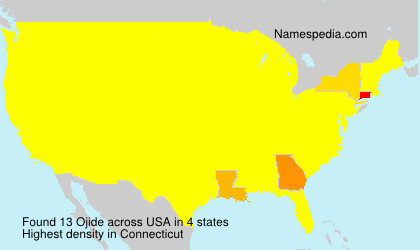 Surname Ojide in USA Surname Ojide in USA