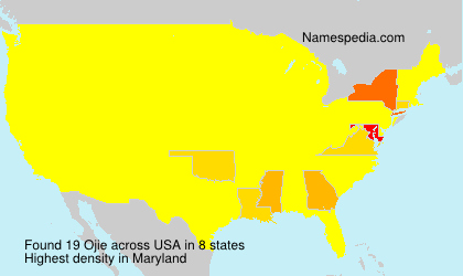 Surname Ojie in USA Surname Ojie in USA