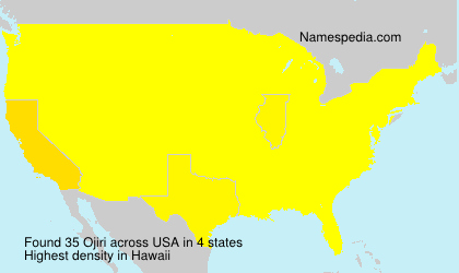 Surname Ojiri in USA Surname Ojiri in USA