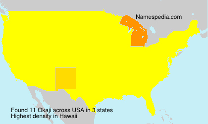 Surname Okaji in USA