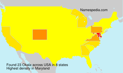 Surname Okala in USA Surname Okala in USA