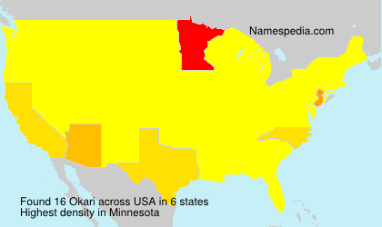 Surname Okari in USA Surname Okari in USA