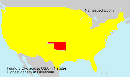 Surname Okc in USA Surname Okc in USA