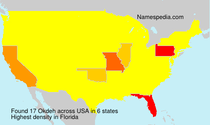 Surname Okdeh in USA Surname Okdeh in USA