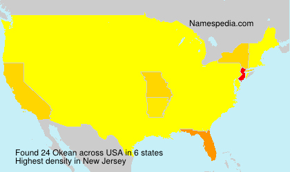 Surname Okean in USA