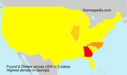 Surname Okebie in USA