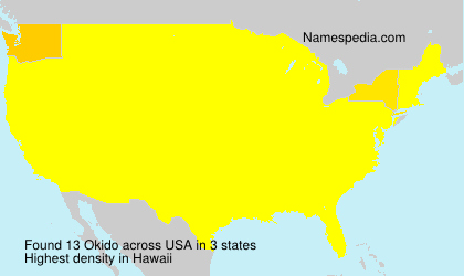 Surname Okido in USA Surname Okido in USA