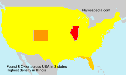 Surname Okier in USA Surname Okier in USA