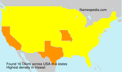 Surname Okimi in USA Surname Okimi in USA