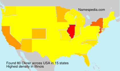 Surname Okner in USA Surname Okner in USA