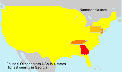Surname Okpor in USA Surname Okpor in USA