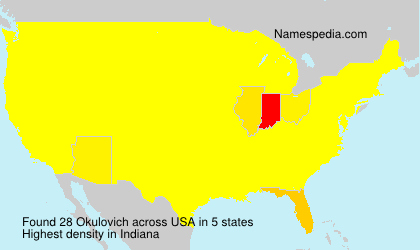Surname Okulovich in USA Surname Okulovich in USA