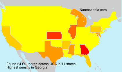 Surname Okunoren in USA Surname Okunoren in USA