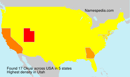 Surname Okusi in USA