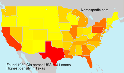 Surname Ola in USA Surname Ola in USA