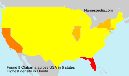 Surname Olabarria in USA Surname Olabarria in USA