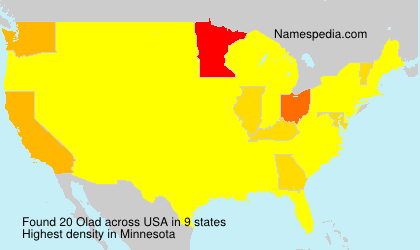 Surname Olad in USA Surname Olad in USA