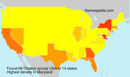 Surname Oladejo in USA Surname Oladejo in USA