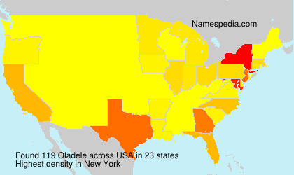 Surname Oladele in USA Surname Oladele in USA