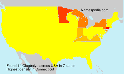 Surname Olagbaiye in USA Surname Olagbaiye in USA