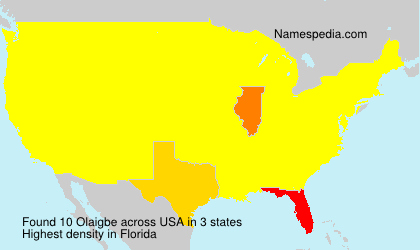 Surname Olaigbe in USA Surname Olaigbe in USA