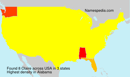 Surname Olaire in USA Surname Olaire in USA