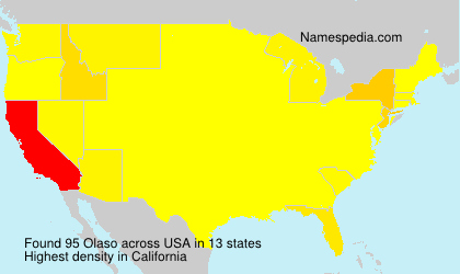 Surname Olaso in USA Surname Olaso in USA