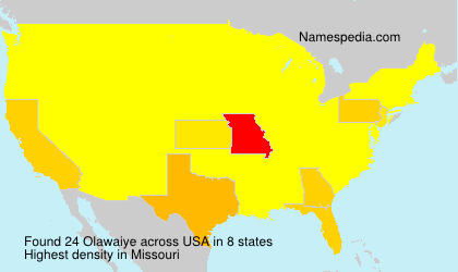 Surname Olawaiye in USA Surname Olawaiye in USA