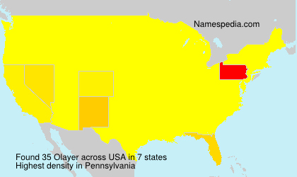 Surname Olayer in USA Surname Olayer in USA