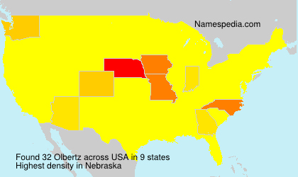 Surname Olbertz in USA Surname Olbertz in USA