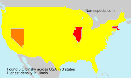 Surname Olbinsky in USA Surname Olbinsky in USA