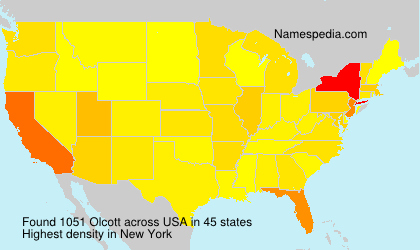 Surname Olcott in USA Surname Olcott in USA