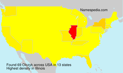 Surname Olczyk in USA Surname Olczyk in USA