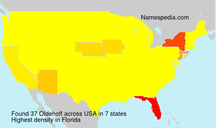 Surname Oldehoff in USA Surname Oldehoff in USA