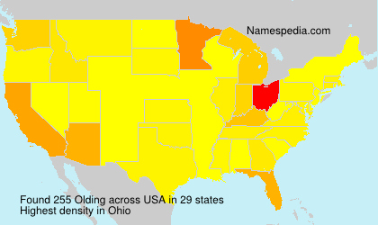 Surname Olding in USA Surname Olding in USA
