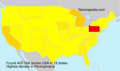 Surname Oldt in USA Surname Oldt in USA
