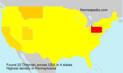Surname Oldynski in USA Surname Oldynski in USA