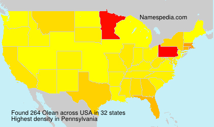 Surname Olean in USA Surname Olean in USA