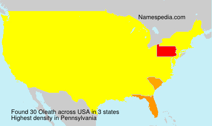 Surname Oleath in USA Surname Oleath in USA